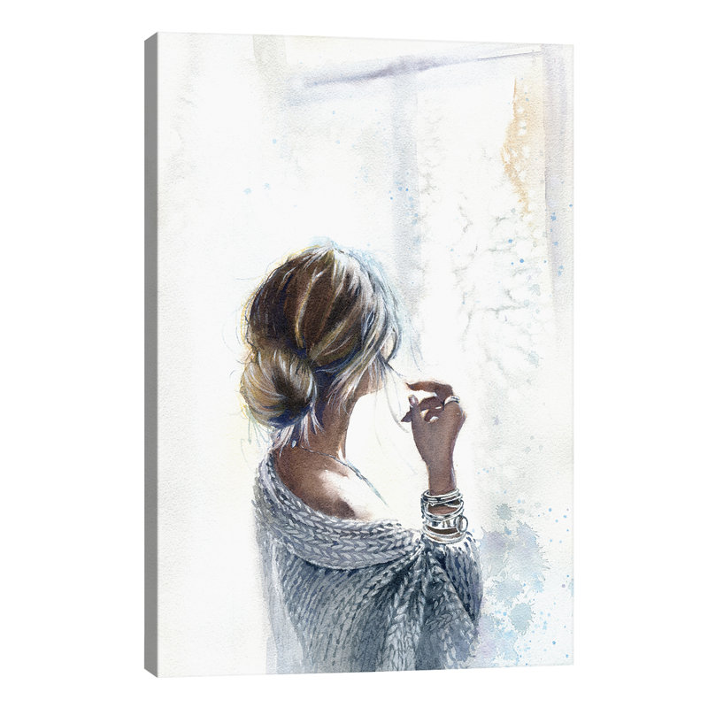 By The Window - Wrapped Canvas Painting, 66.04 cm H x 45.72 cm W x 1.91 cm D