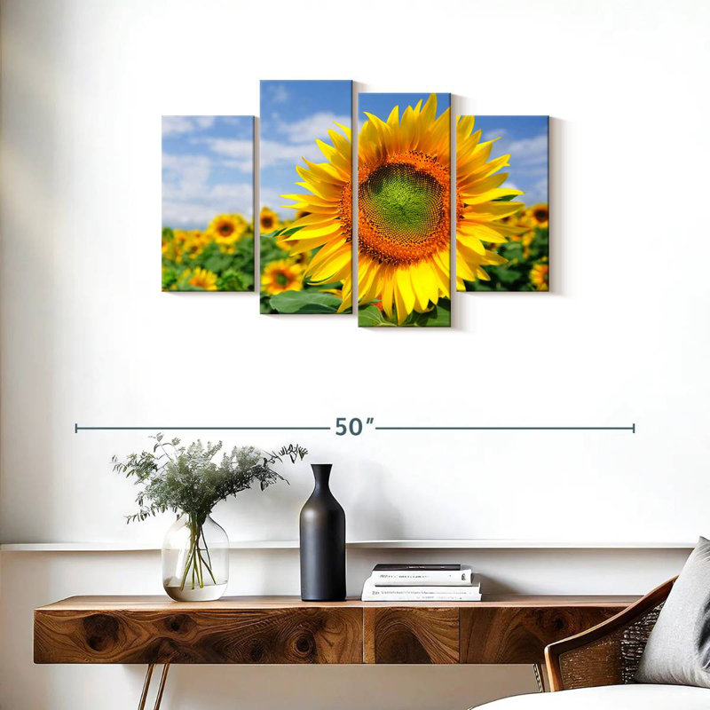 Champ de tournesols Harnek Akeno, H 22 po x l 36 po