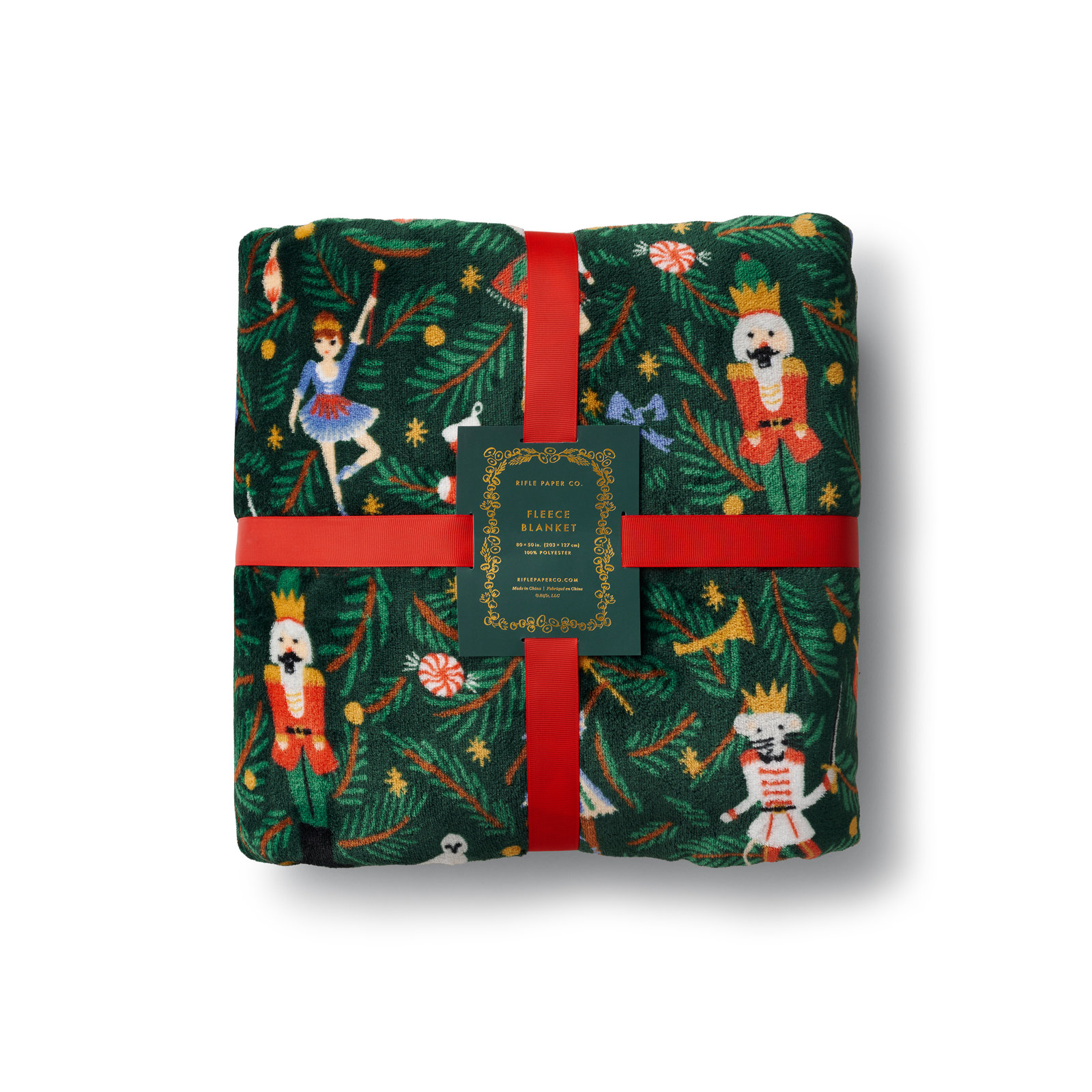 Rifle Paper Co. Nutcracker Throw Blanket
