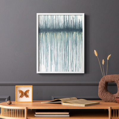 Toile embelli I, reproduction encadrée - bois massif