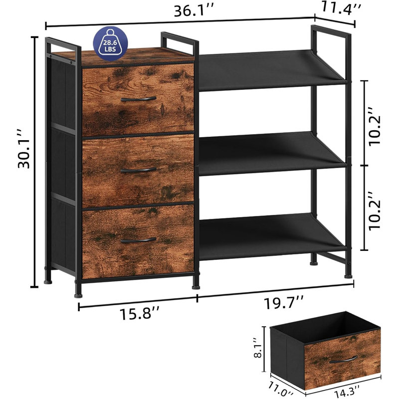 3 Tier Shoe Rack