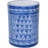 Handmade West-African Blue-Patterned Soapstone Accent Catchall