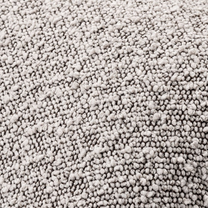 Vignola Armless Chair, Bouclé Gray Polyester Blend