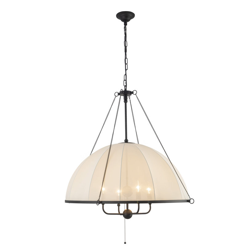 Crosby 4-Light Chandelier, Noir
