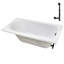 Baignoire de trempage en acrylique 60 po x 32 po, drain inclus-97544703