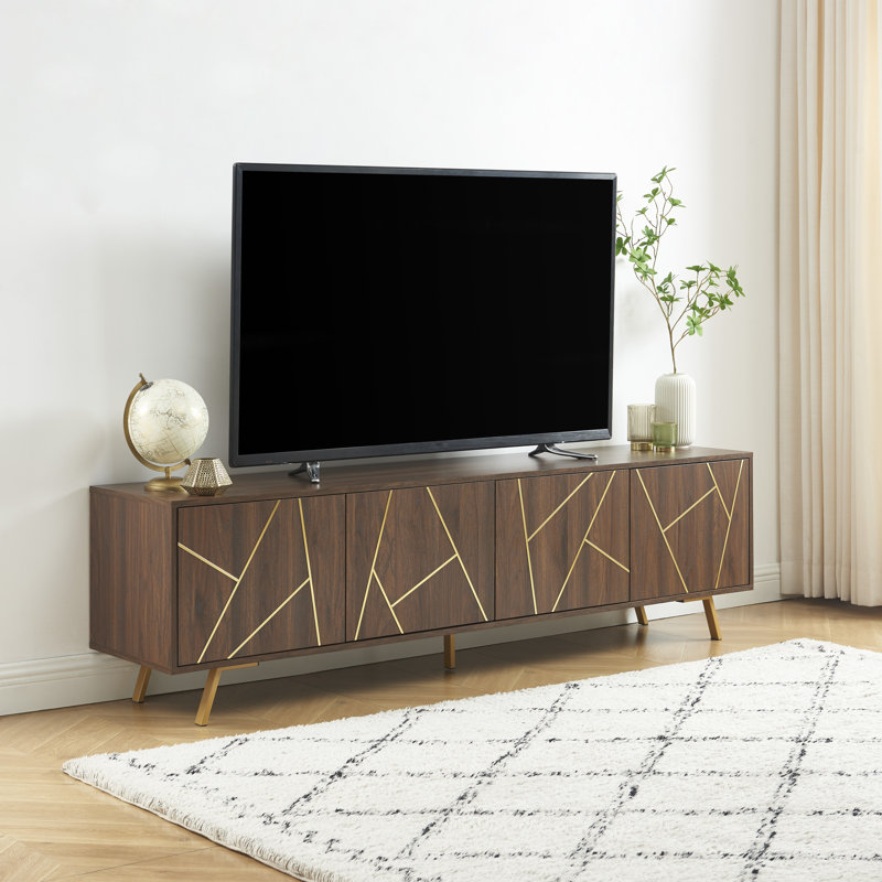 75'' W TV Stand, Brown