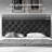 Bed Frame with Headboard, Upholstered Platform Bed with Button Tufted Desigh-93033506-93033507