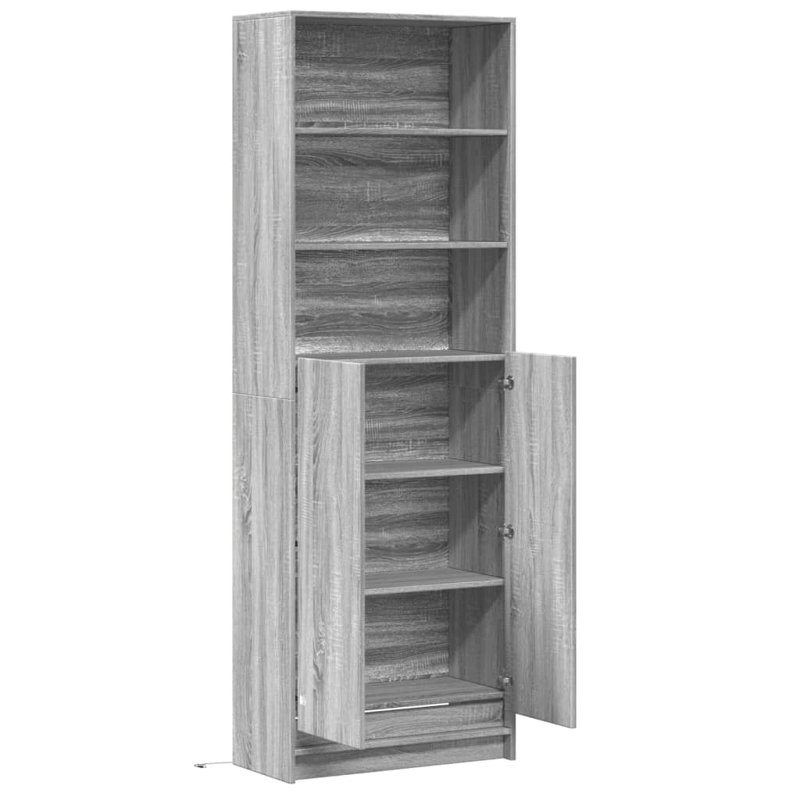 Daemian 69cm Sideboard, Grey/Sonoma
