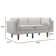 64.2" Wide Modern Comfortable Convertible Loveseat Sofa With Reclining Backrest(Set Of 2)