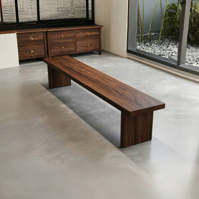 Banc en bois massif Kaile