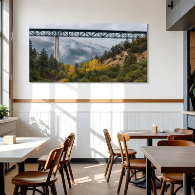 Toile, art mural, pont de Foresthill