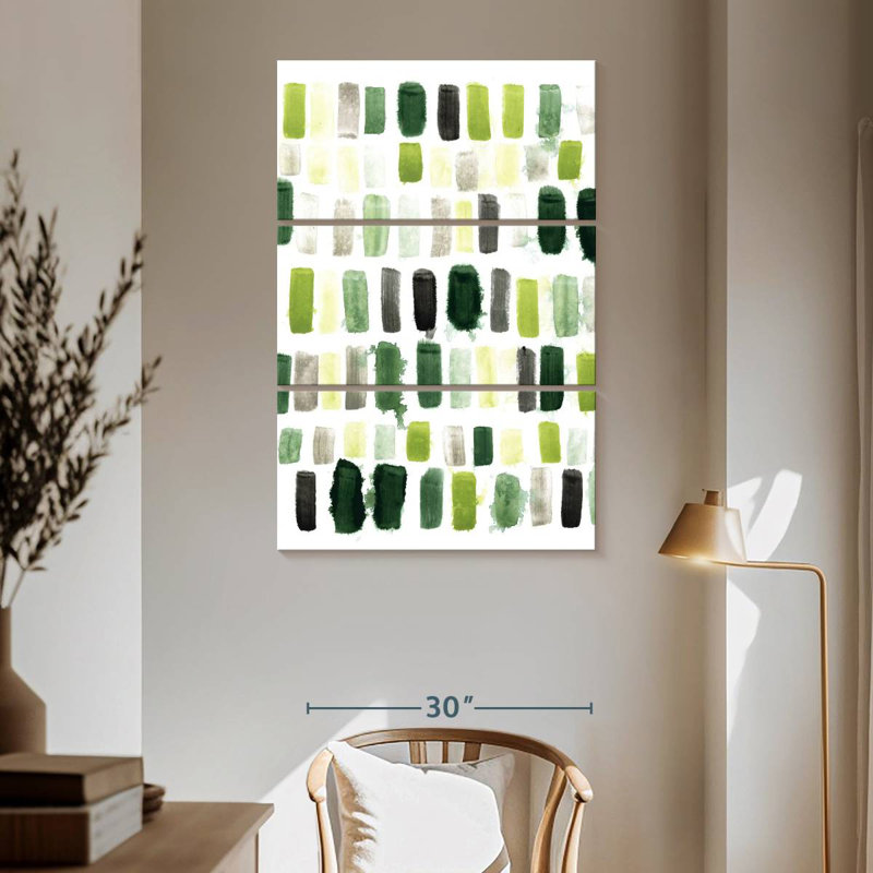 Jungle Palette I, H 65 po x l 42 po