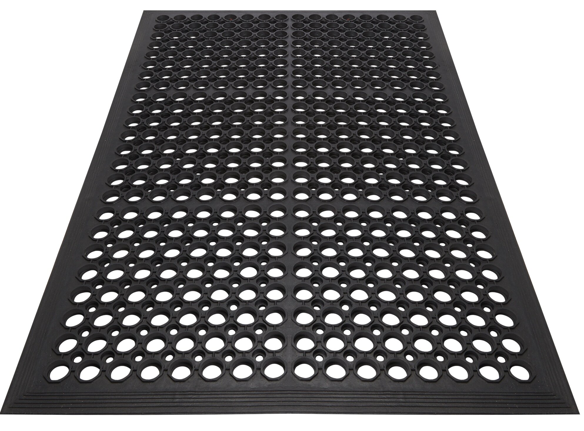 Rubber Floor Mats for Kitchen Commercial Anti-Fatigue Floor Mats Restaurant  Bar Floor Mat New Rubber Door Mat Heavy Duty Drainage Mat for Garage