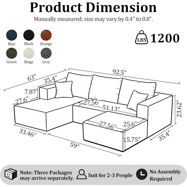 Dimensions du produit
