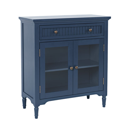 Pearce 32" Glass Door Accent Cabinet