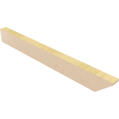 Timberthane Rough Cedar Faux Wood Concord Rafter Tail, 2"W x 4"H x 36"L, Primed Tan