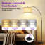 160cm Black Arched Floor Lamp