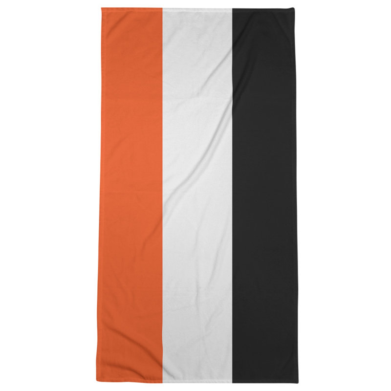 Cotton Blend Beach Towel, Orange