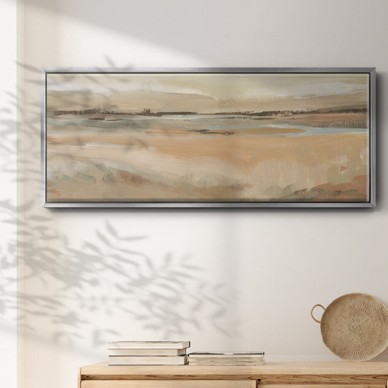 «Earth Tone Landscape II», toile encadrée, Argent, H 8 po x l 20 po x P 1,5 po