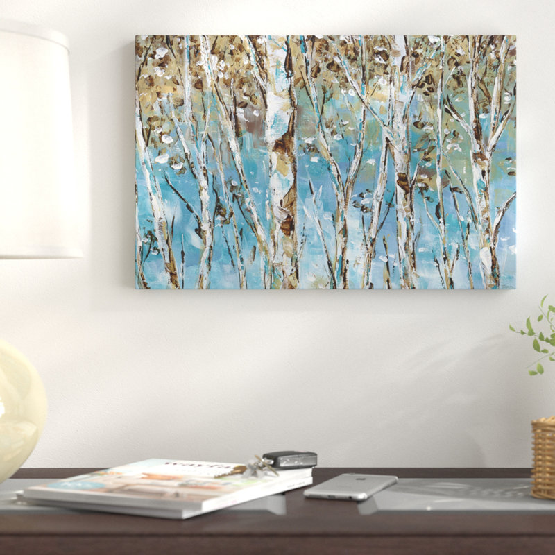 " Winter Birch ", 18" H x 27" W x 1.5" D