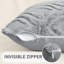 Coussins décoratifs 20X20, housses de coussins moelleux pour la maison, ensemble de 2-101616262