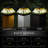 Low Voltage Integrated LED Glass Fence Post Cap Light 5 In. X 5 In. with Base Adapter Included