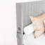 Structure de lit avec rangement, système de levage à gaz, tête de lit à oreilles, ports, boîte de rangement et élévateur, chambre à coucher-2067354392-2067354393