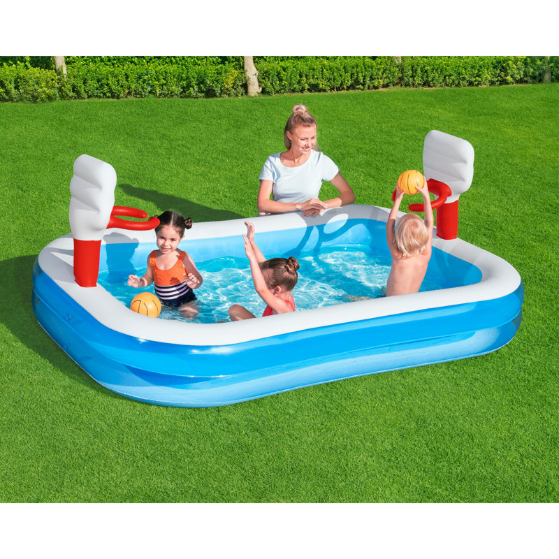 Rectangle Kiddie Pool 102cm H x 254cm W x 168cm L