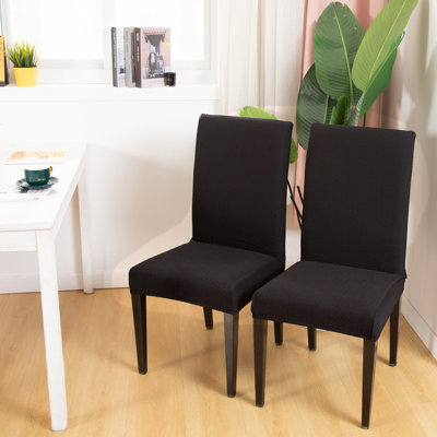 Polyester Box Cushion Dining Chair Slipcover