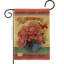 Drapeau de jardin 2 côtés 1,5 x 1,1 pi. en toile jute spring spring