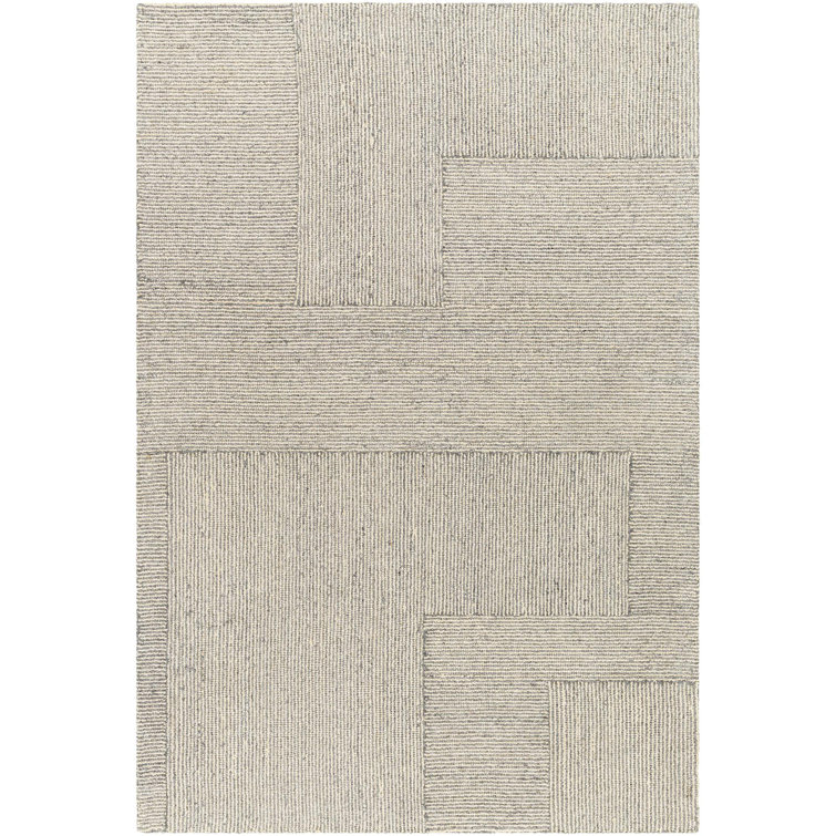 Tapis rectangulaire en laine Elmina
