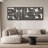 «Geometric Line Abstract Geometric Infinity Loop Shapes», reproduction encadrée sur toile-98042006-111665122