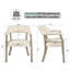 Chaise de salle à manger à accoudoirs touffetés LUMera, blanc crème-1602715287-1550979412