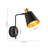 1 - Light Cone Adjustable Armed Sconce