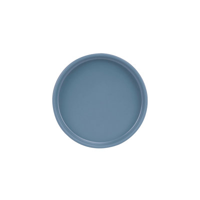 Hudson - Stone Blue 6" Low Rim Melamine Plate