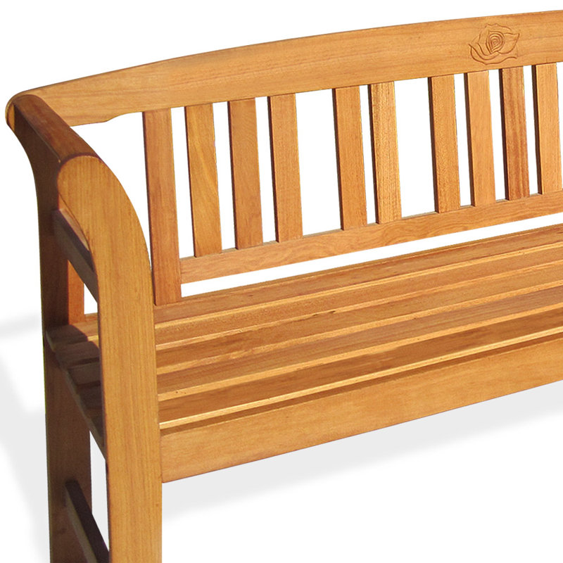 Aphan Solid Wood Eucalyptus Outdoor Bench