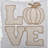 LOVE Pumpkin Embroidered Throw Pillow
