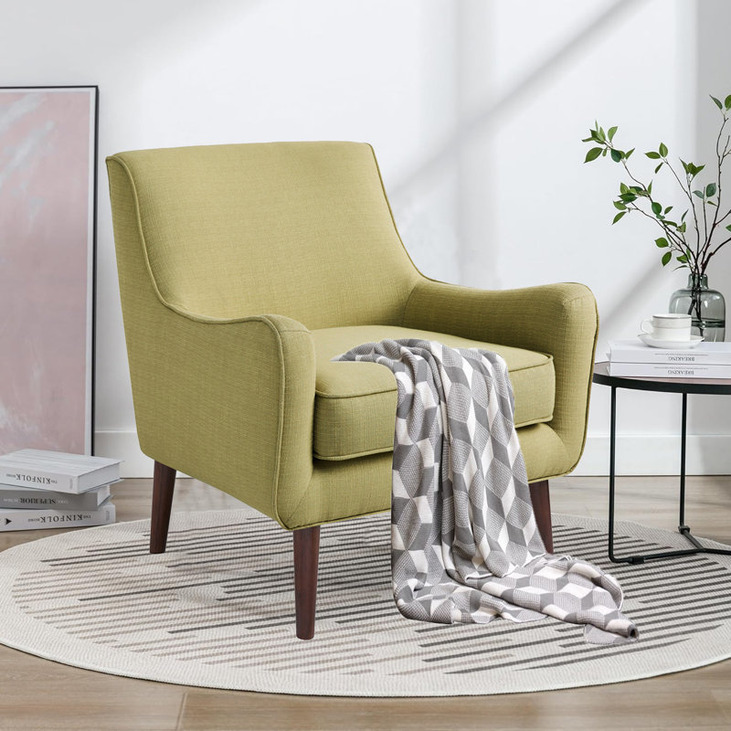 Fauteuil Julianni, 100 % polyester vert