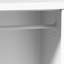 Armoire de rangement en métal avec porte à persiennes et rail de suspension