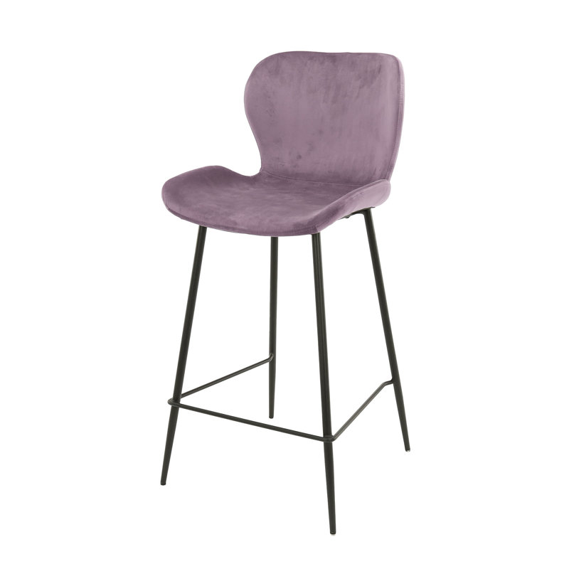 67 Cm Bar Chair Ricarda, Pink