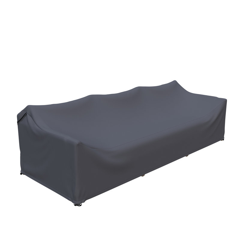 Cremont 93'' Wide Teak Patio Sofa Cover