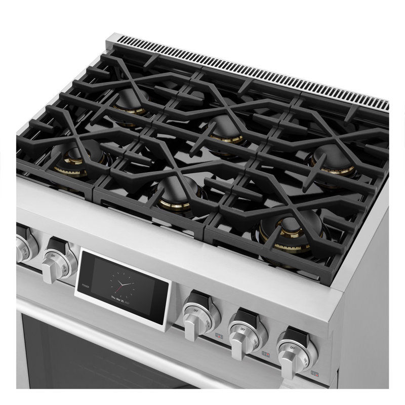 36-Inch Gas Pro Range With 6 Burners