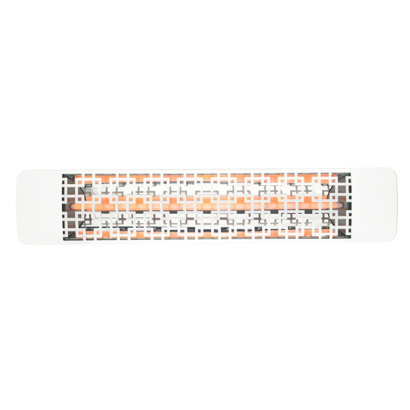 Chauffe-terrasse électrique à élément simple 39 watts Eurofase 2000 Watts, Blanc