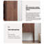 Vitrines en bois massif brun noisette-121320169