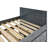 Nailsworth Twin 3 Drawer Solid Wood Mate's & Captain's Bed with Twin Trundle, Weathered Black-235482111