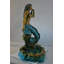 Belle et grande statue en bronze avec sirène - Taille: L 35 po x l 32 po x H 53 po.