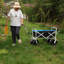 Chariot de plage pliant Wagon Garden (blanc)