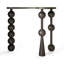 Console noire en bois massif-133963341