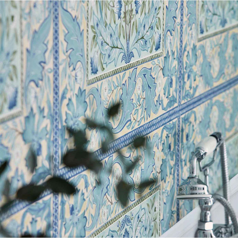 Wilhelmina Indigo Wallpaper