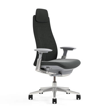 Zody Digital Knit Office Chair - Dual Posture Haworth Upholstery Color: Onyx, Lumbar: Yes